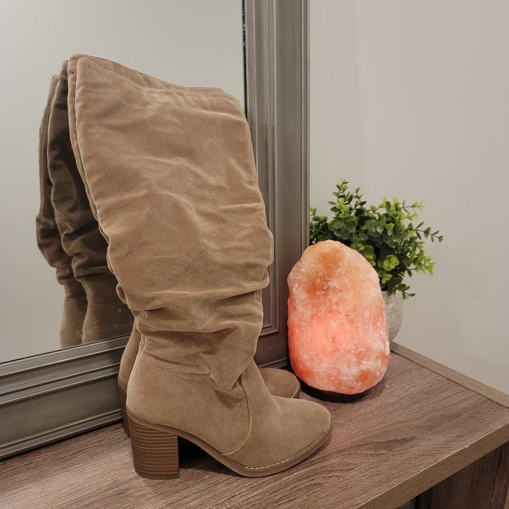 A New Day Faux Suede Scrunch Boot